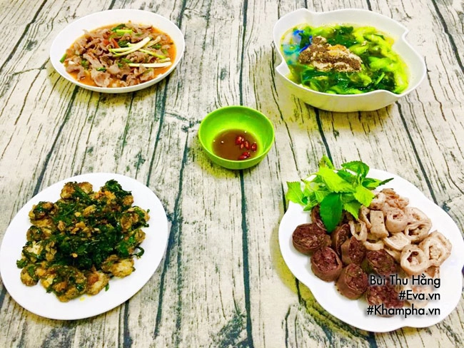 Bữa cơm chiều ấm cúng với rạm rang lá lốt canh rạm đưa cơm vô cùng - 1