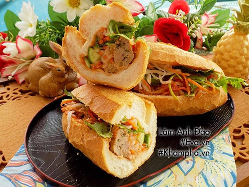 Bữa sáng no căng với bánh mì xíu mại - 9