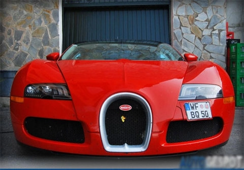  bugatti veyron 164 grand sport đỏ rực - 1