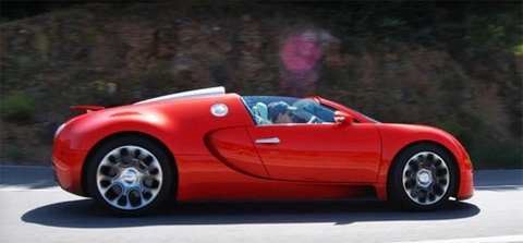  bugatti veyron 164 grand sport đỏ rực - 3