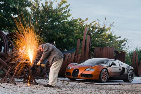  bugatti veyron vẽ nghệ thuật siêu ấn tượng - 1