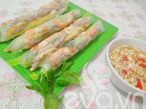 Bún cuốn tôm thịt cho cuối tuần - 8