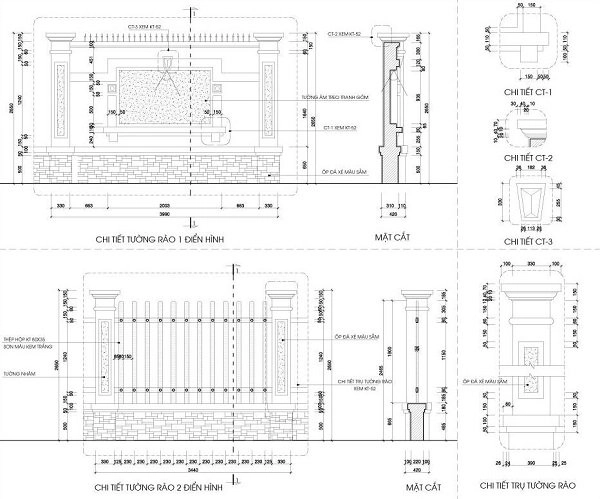 Các mẫu hàng rào xây gạch đẹp phù hợp với mọi ngôi nhà - 14