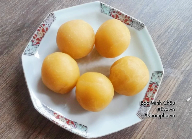 Cách làm bánh dẻo nhân đậu xanh thơm lừng hương hoa bưởi - 5