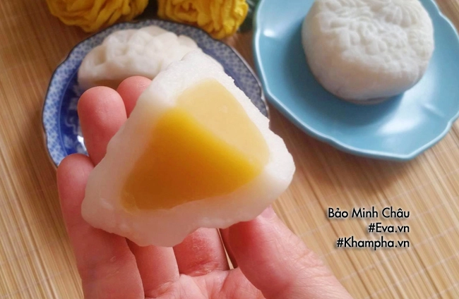 Cách làm bánh dẻo nhân đậu xanh thơm lừng hương hoa bưởi - 11