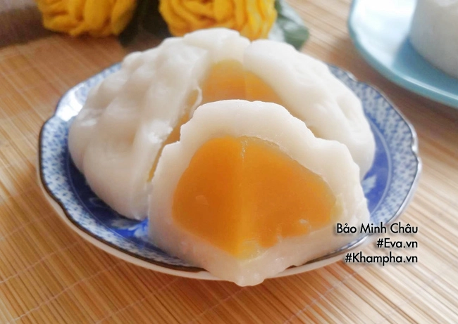 Cách làm bánh dẻo nhân đậu xanh thơm lừng hương hoa bưởi - 12