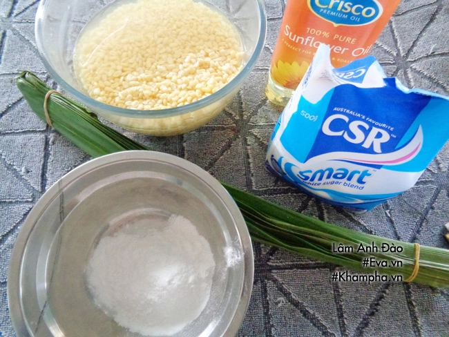 Cách làm bánh dẻo trung thu đậu xanh lá dứa tuyệt ngon - 1