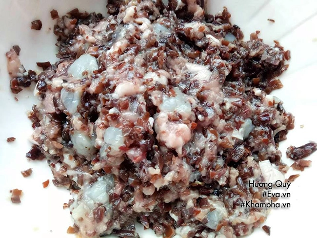 Cách làm bánh khoai lang tím nhân tôm thịt chiên xù giòn ngon - 3