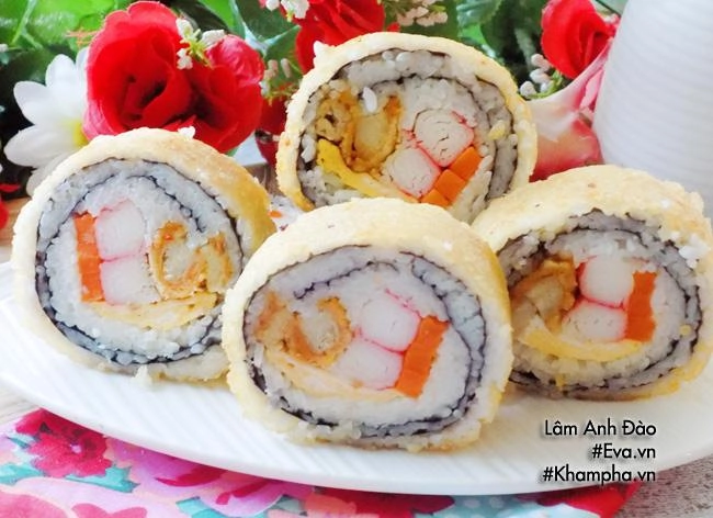 Cách làm kimbap chiên hấp dẫn dụ bé ăn ngon cuối tuần - 12