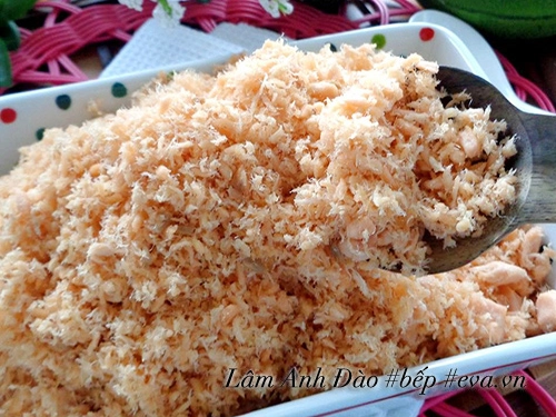 Cách làm ruốc cá hồi bổ dưỡng mà không còn mùi tanh cho bé - 9