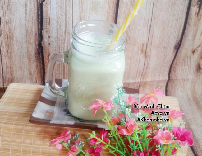 Cách làm sữa đậu nành lá dứa thơm lừng bổ dưỡng cho bữa sáng - 8
