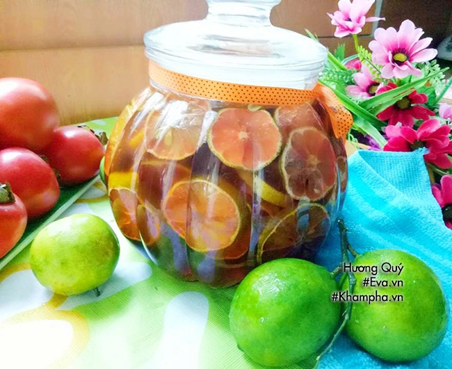 Cách ngâm chanh đào đường phèn mật ong trị ho cho mùa đông - 8