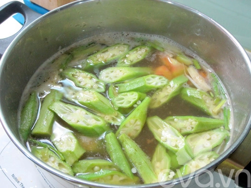 Canh chua cá đậu bắp kiểu miền nam - 5