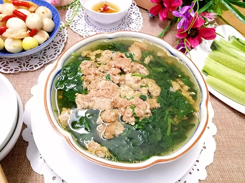 Canh cua mồng tơi ăn một hơi là hết sạch - 7