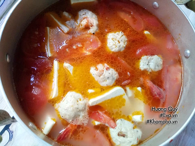 Canh đậu phụ nấu tôm tưởng quen mà lạ cả nhà thích mê - 6