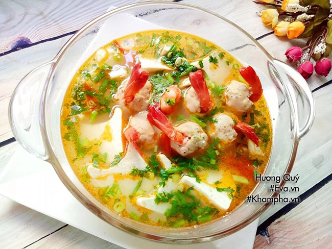 Canh đậu phụ nấu tôm tưởng quen mà lạ cả nhà thích mê - 7