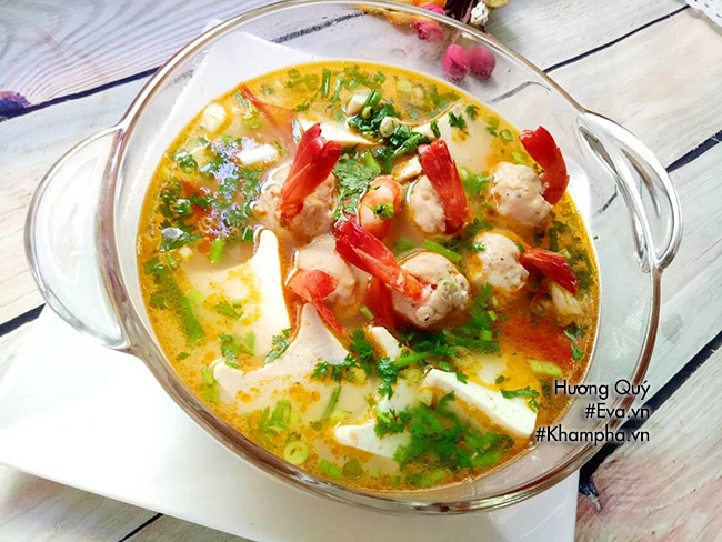 Canh đậu phụ nấu tôm tưởng quen mà lạ cả nhà thích mê - 8