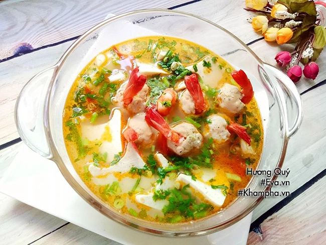 Canh đậu phụ nấu tôm tưởng quen mà lạ cả nhà thích mê - 9