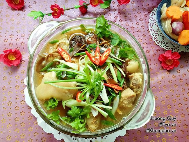 Canh măng khô móng giò mềm ngon mang hương vị truyền thống ngày tết - 10