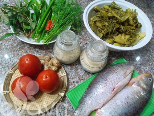 Canh riêu cá chép chua cay cho cuối tuần - 1