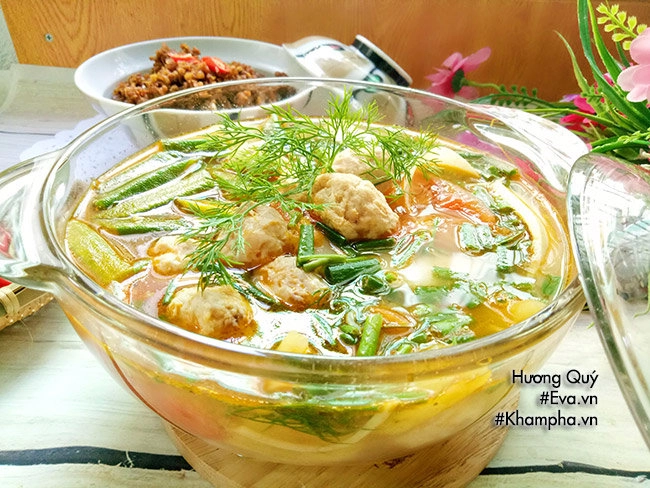 Canh riêu chả cá thác lác chua chua thanh mát dễ ăn - 8