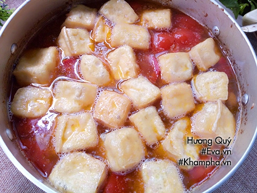 Canh riêu cua đậu phụ ăn đã miệng trong ngày nắng - 4