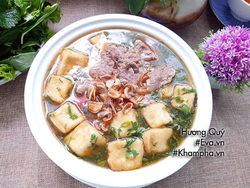 Canh riêu cua đậu phụ ăn đã miệng trong ngày nắng - 6