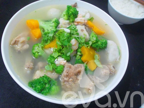 Canh sườn thập cẩm hấp dẫn - 7