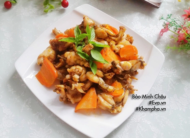 ch xào sa tế ngon tê đầu lưỡi các tín đồ của món ếch không thể bỏ qua - 9