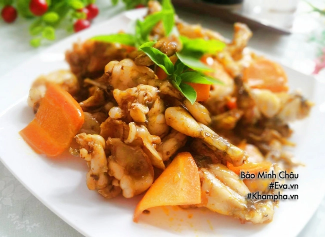 ch xào sa tế ngon tê đầu lưỡi các tín đồ của món ếch không thể bỏ qua - 10