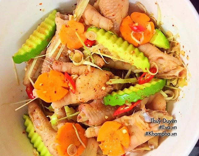 Chân gà cay trộn xoài xanh siêu hấp dẫn vợ vụng mấy chồng cũng khen nức nở - 6