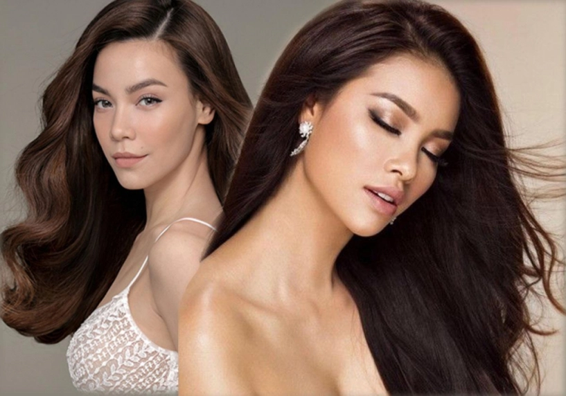 Chỉ tốn vài nghìn đồng tóc vẫn suôn mượt như bộ đôi hồ ngọc hà - phạm hương - 1
