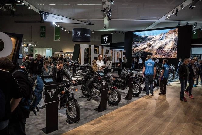 Chiêm ngưỡng bộ sưu tập xế độ triumph tại triển lãm intermot 2016 - 1