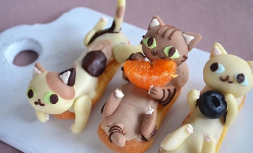 Cô gái mê mẩn làm những chiếc bánh hình mèo - 2