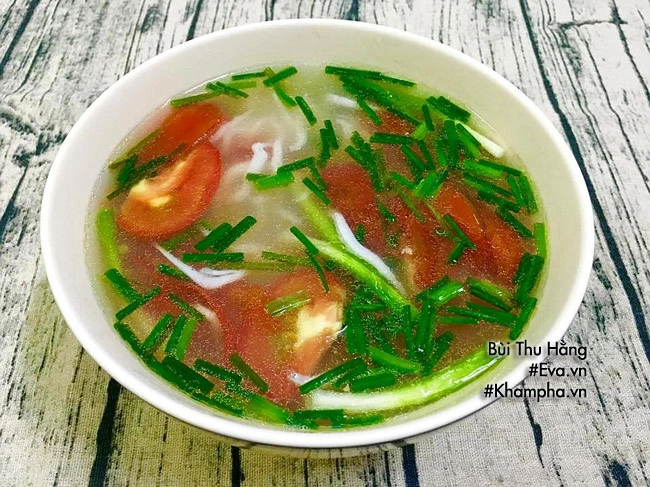 Cơm chiều hết veo với thịt ba chỉ luộc canh chua cá ngần đưa cơm - 5