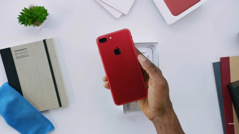 đập hộp iphone 7 plus màu đỏ về việt nam tháng 4 giá tầm 217 triệu đồng - 2