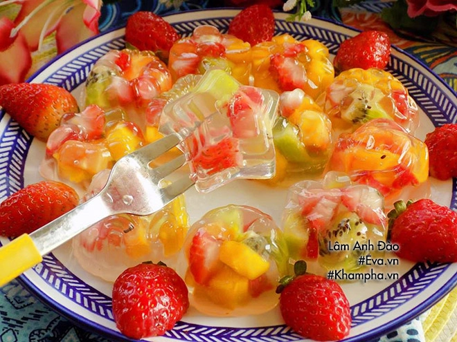 Dụ con lười ăn bằng món thạch trái cây tươi mát - 8