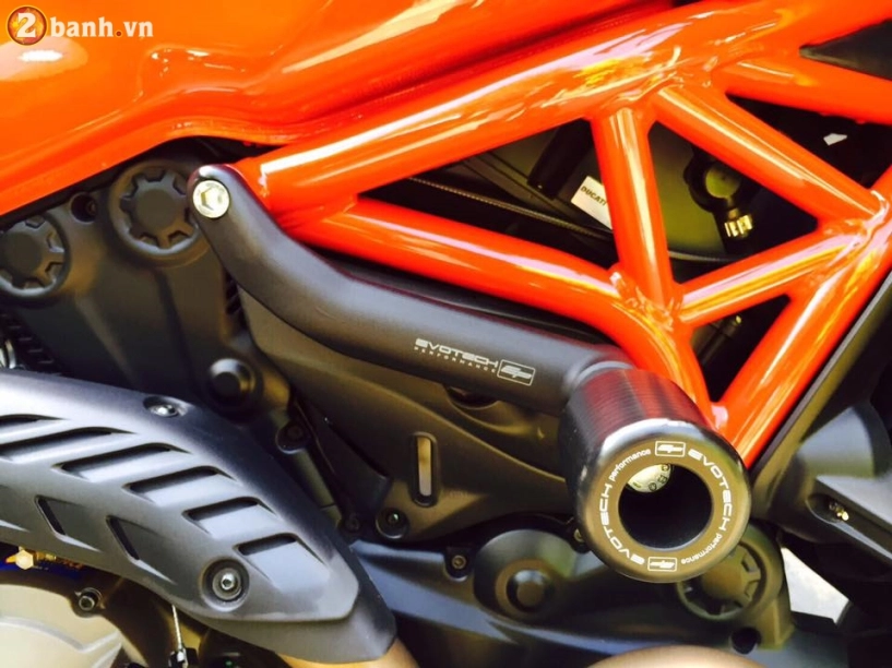Ducati monster 821 đẹp ngất ngây trong bản độ đầy đồ hiệu - 5