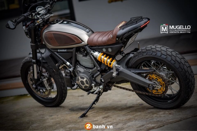 Ducati scrambler đầy lôi cuốn trong bản độ retro cực chất - 11