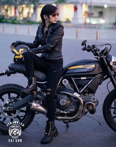 Ducati scrambler full throttle của nữ biker xinh đẹp sài thành - 5