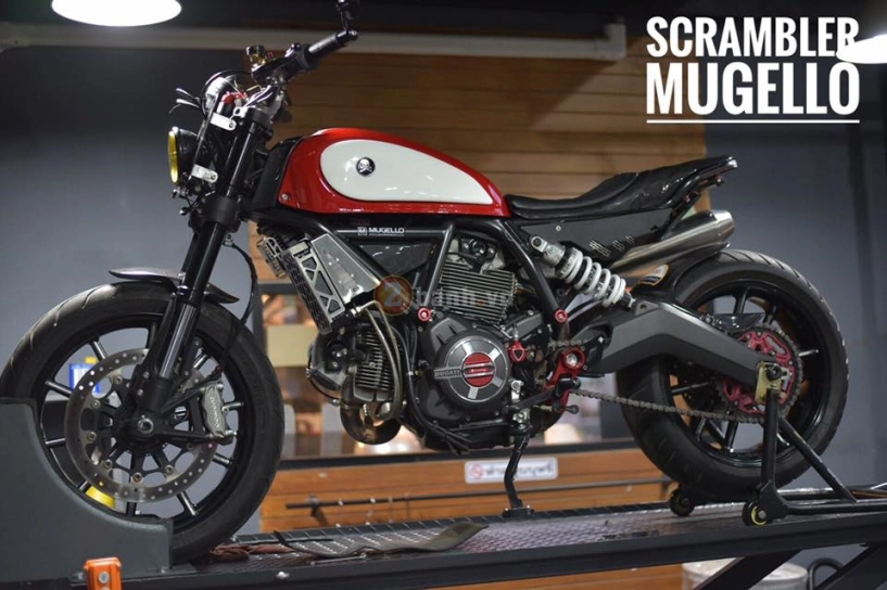 Ducati scrambler tuyệt đẹp với kiểu dáng flat-track đến từ mugello - 1