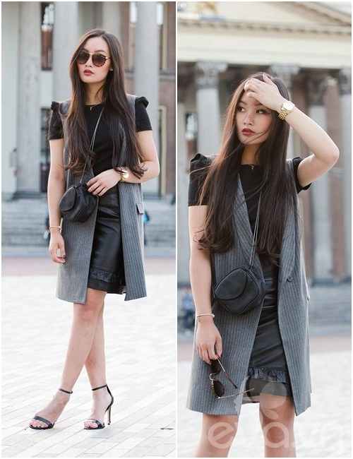 Eva icon blogger việt muôn vẻ denim đón thu - 3