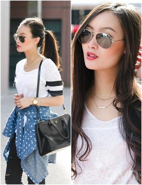 Eva icon blogger việt muôn vẻ denim đón thu - 11