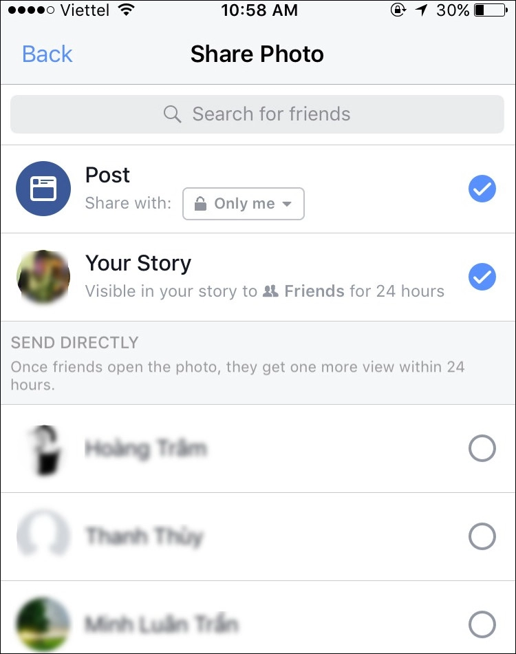 Facebook cập nhật tính năng messenger day và your story - 6