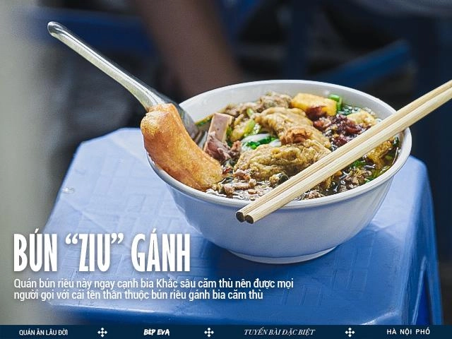 Gánh bún riêu khắc sâu căm thù độc đáo ở hà nội hơn 30 năm nuôi sống cả gia đình - 1