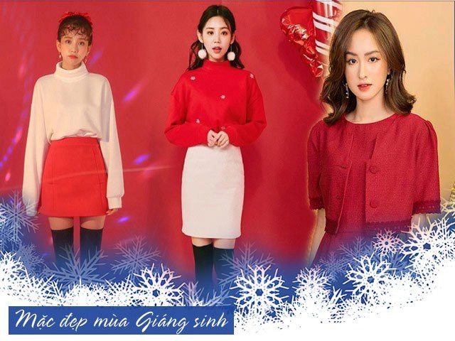 Giáng sinh cận kề sao việt thi nhau xúng xính váy áo nhuộm đỏ khắp mạng xã hội - 20