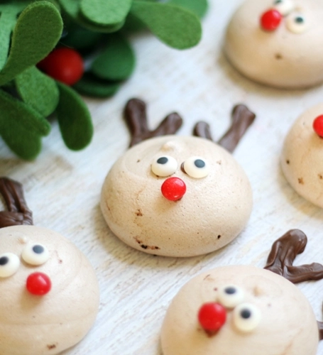 Giáng sinh hấp dẫn với bánh quy meringue hình tuần lộc - 3