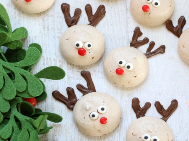 Giáng sinh hấp dẫn với bánh quy meringue hình tuần lộc - 4