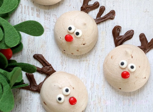 Giáng sinh hấp dẫn với bánh quy meringue hình tuần lộc - 5