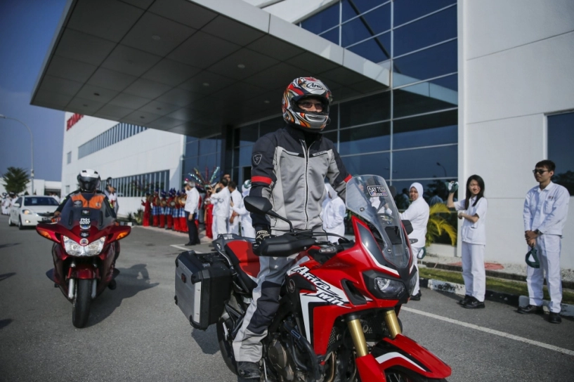 Hàng trăm xe pkl hội tụ tại trường đua sepang trong hành trình honda châu á honda asian journey - 8